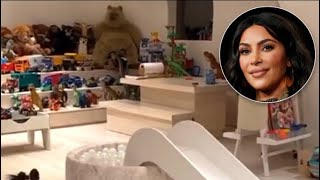 Kim kardashian takes you on a tour of her kid,s playroom