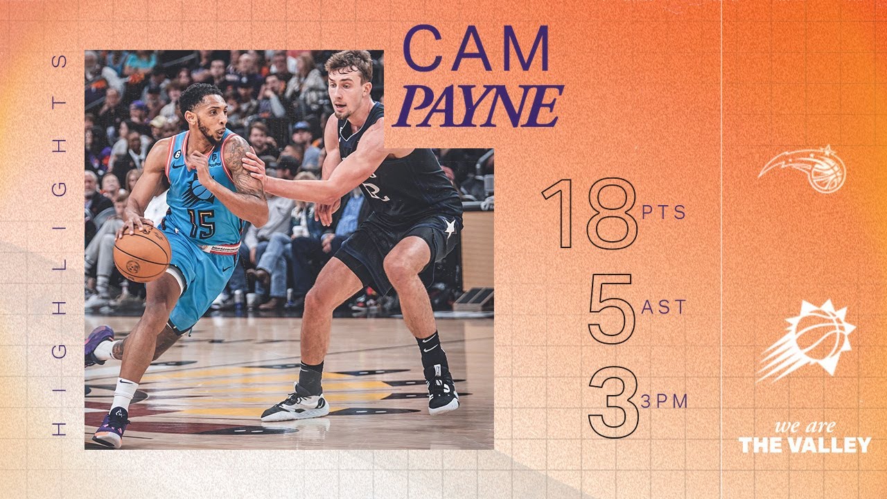 Cam Payne provides a big spark off the bench for the Phoenix Suns in their win against the Magic.