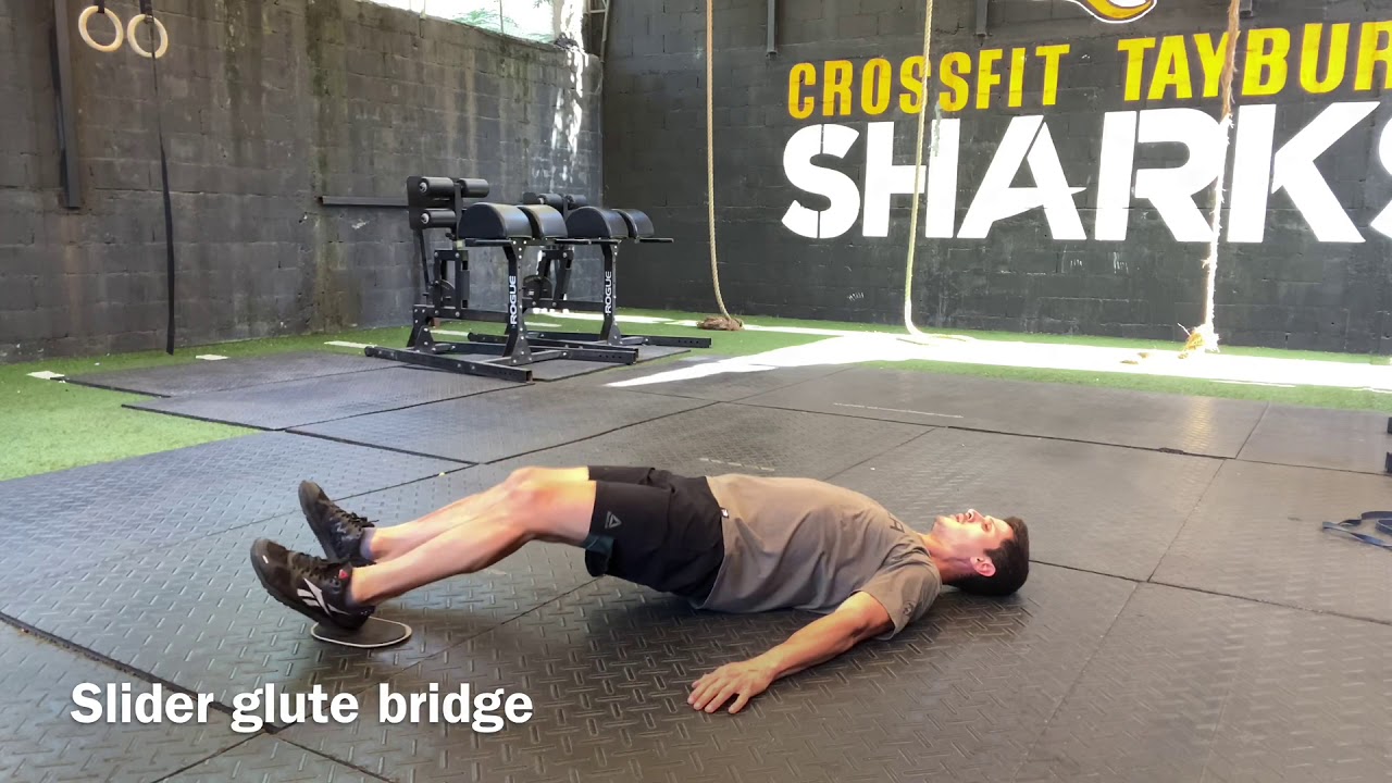 Slider glute bridge YouTube