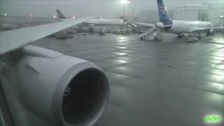 United 767-400 Low Visibility ILS CAT II Landing at Frankfurt am Main!