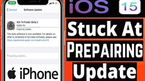 Fixed iOS 15 Beta Stuck On Preparing Update || iOS 15 Update Issues