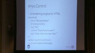 JS.everywhere(2012): The Enyo Framework - Dave Freeman