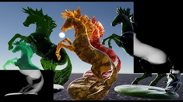 InfniGLASS v1.1 full opaque shader with subsurface scatter & new way to avoid bleed of back objects