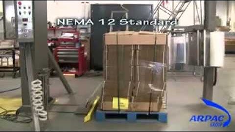 Arpac Electro Wrap   Floor Mounted Rotary Tower Stretch Wrapper