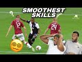 Americans brothers react to...Smoothest Skills Pulled in Football (wooooooooo)