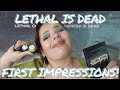 LETHAL IS DEAD! // Theresa is Dead x Lethal Cosmetics Collection // Is It Bog Witch Approved?