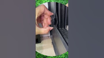 New style frameless pocket lock screen window # Qiangning door and window protection system