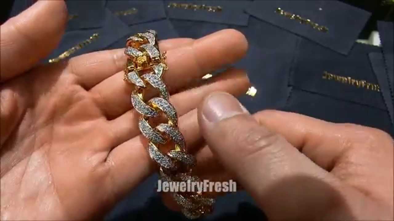 iced out bracelet men