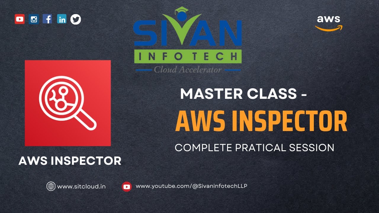Master Class - AWS Inspector Complete Practical Session - YouTube