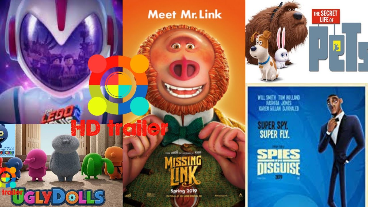 TOP 5 UPCOMING ANIMATION MOVIES-2019|OFFICIAL MOVIE TRAILERS