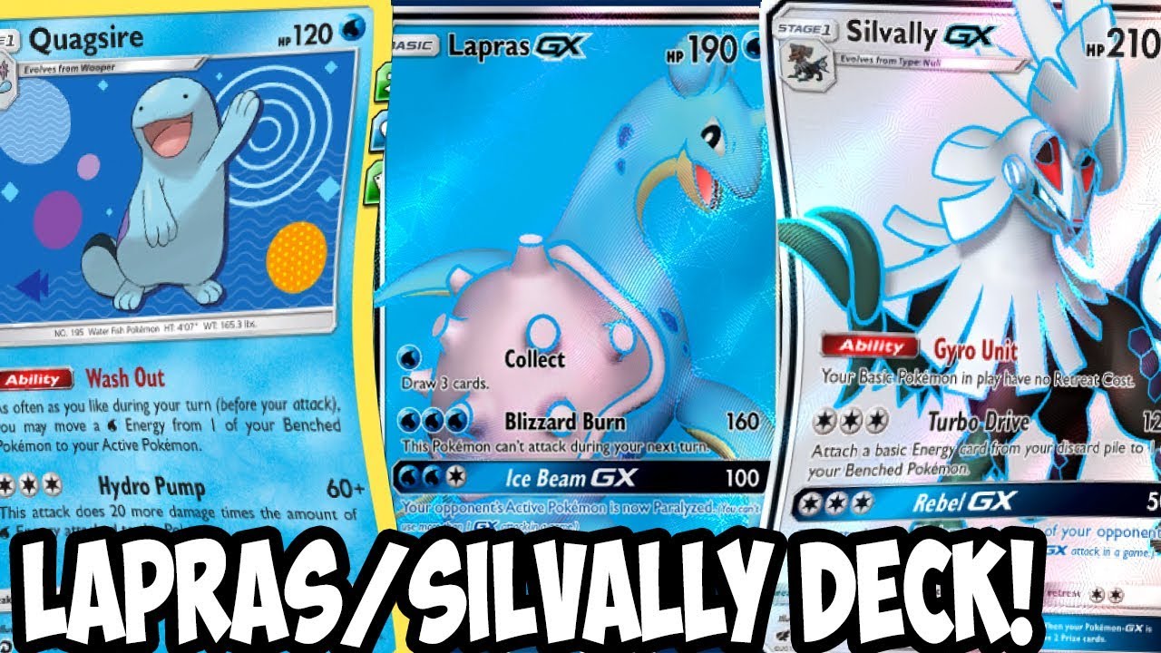 Lapras GX/Silvally GX! Quagsire Healing Combo, Best Waterbox Deck Now?! PTCGO