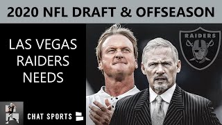 Las vegas raiders needs have just been updated for the 2020 nfl draft
& offseason. some of include wide receiver, cornerback, safety,
lineb...