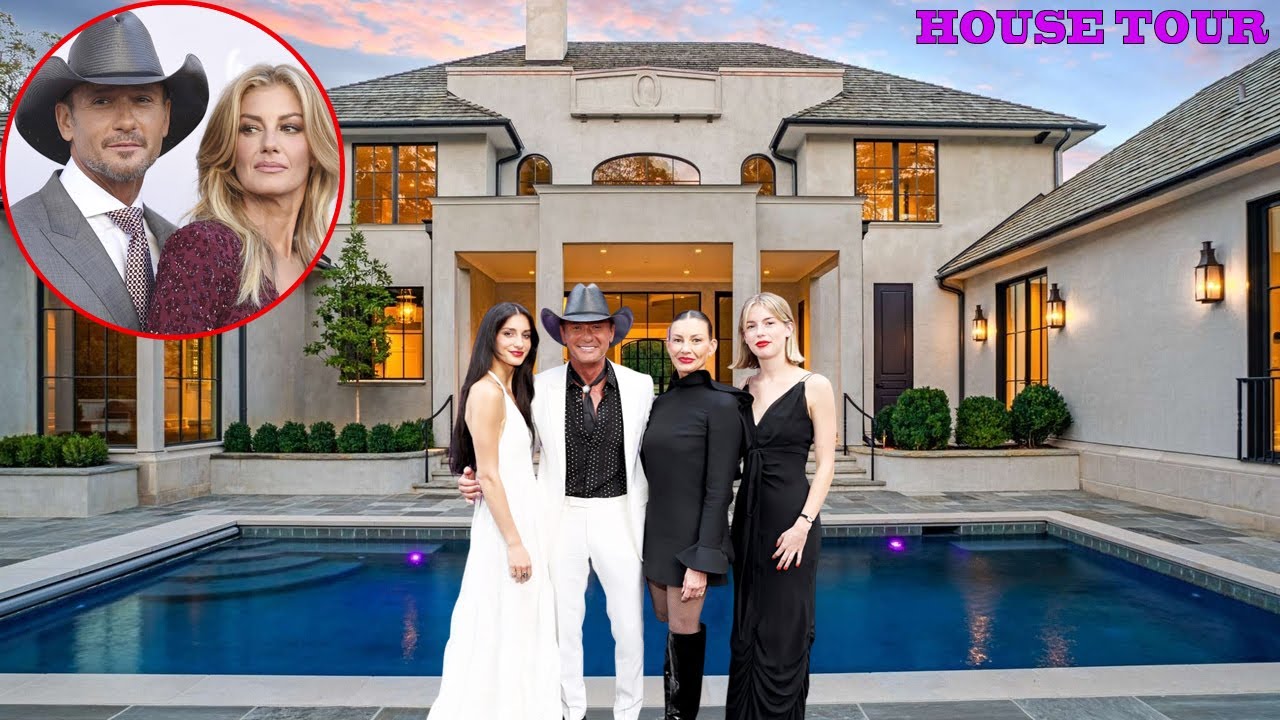 Tim McGraw And Faith Hill's $15 Million Nashville Mansion | 3 Children,  Cars Net Worth & Lifestyle