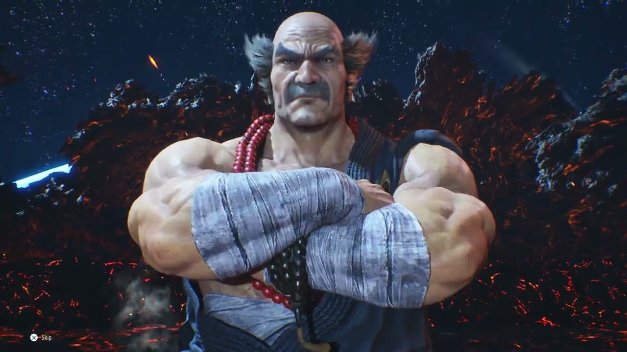 Jin kazama vs heihachi,online rank match nice matcj