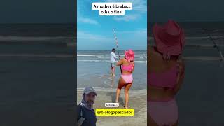 O final 🥺😮 #pescaria #mulher #fishing