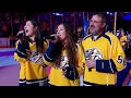 Nashville hyped up as Vince Gill & his daughters sing national anthem