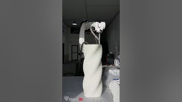 Time-Lapse - 3D Concrete Printed Twisted Column