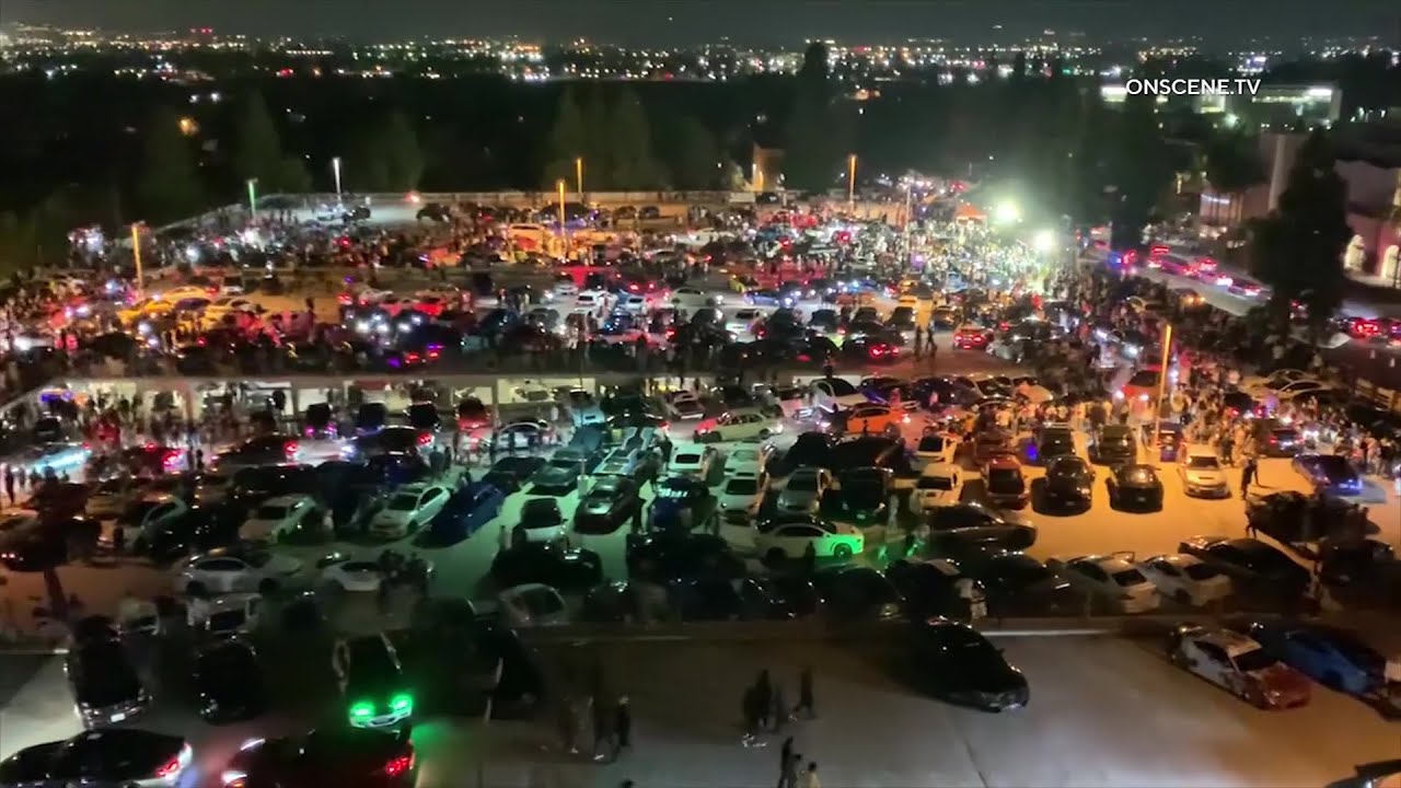 Thousands Gather For Huge Car Meet in Loma Linda YouTube