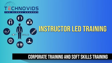 Instructor Led Training | Corporate Training and soft skills trainingm | Technovids