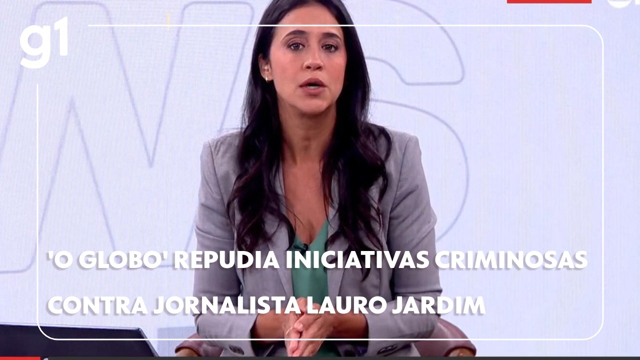 Jornal 'O Globo' repudia iniciativas criminosas contra colunista Lauro Jardim #g1