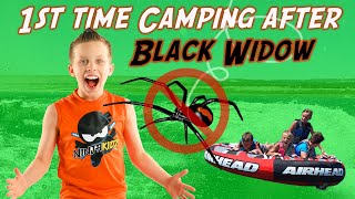 Paxtons First Time Camping After Black Widow Bite