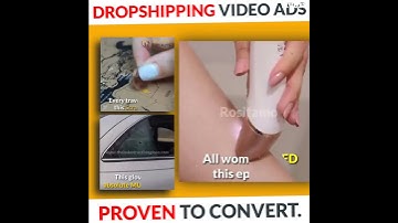 Create a stunning facebook video ad for shopify dropshipping fast and effective