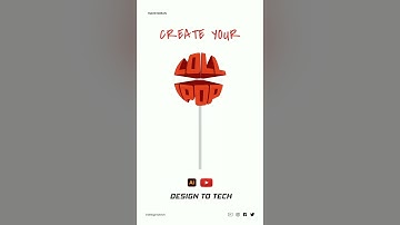 How to make LOLLIPOP ? | ARTWORK | Illustrator Tutorial