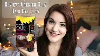 GARNIER OLIA HAIR DYE 5.35 RICH CHOCOLATE REVIEW