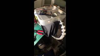 New servo test for tentacle robot arm