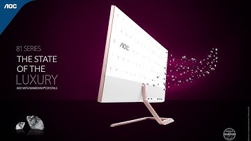 AOC Monitor with Swarovski®  Crystals