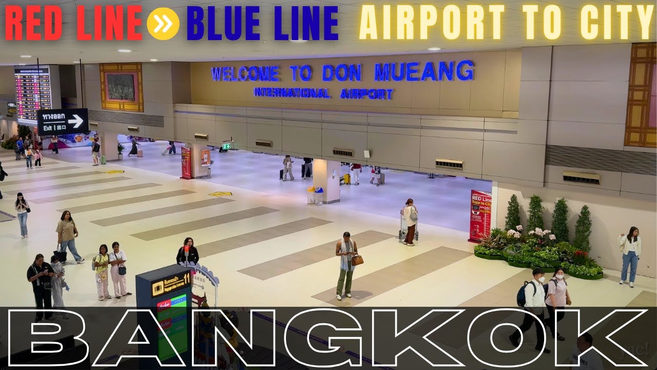 ✈️ From Don Mueang Airport to Silom by Train – Bangkok Public Transport Adventure 🇹🇭 - yea!
