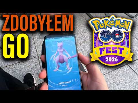 Zdobyłem MewTwo na 10'cio lecie gry Pokémon GO (Pokémon GO Fest 2026)
