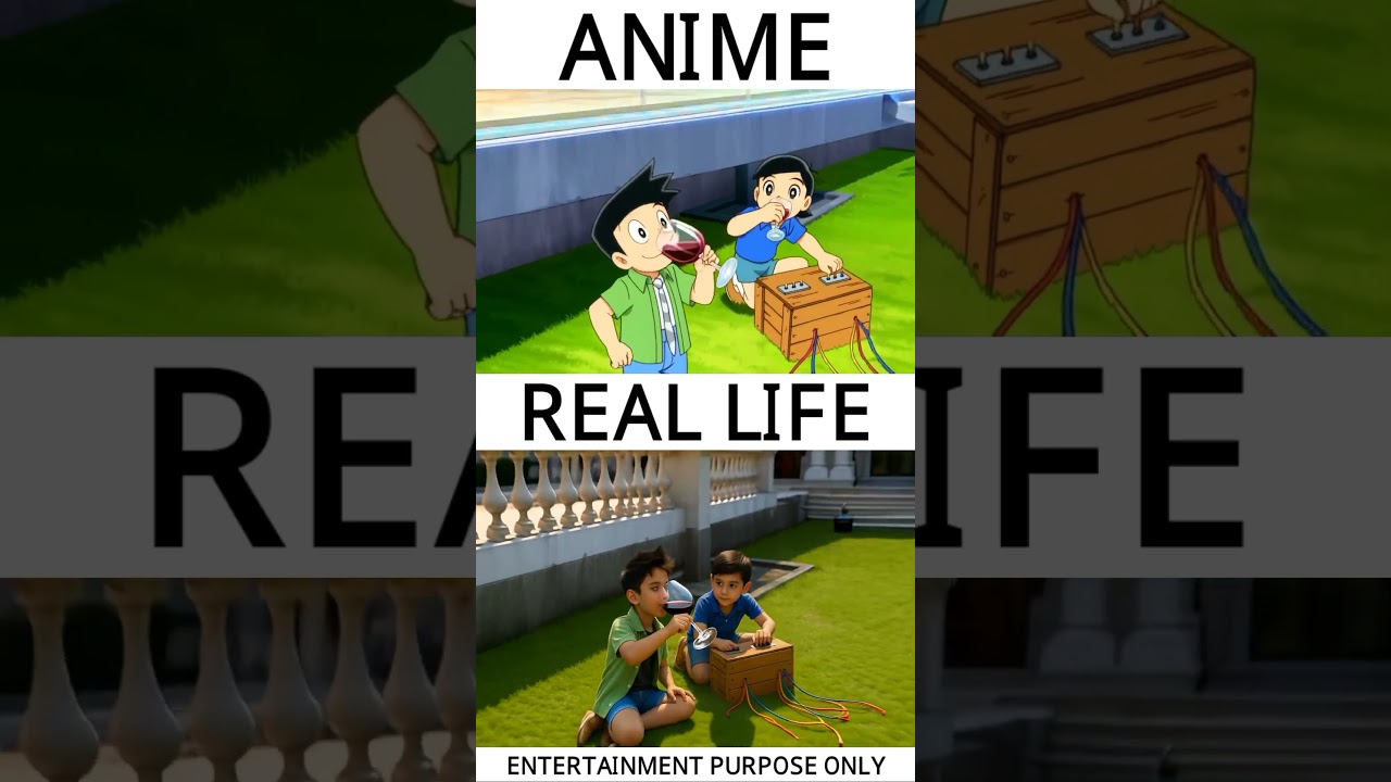 Doraemon team house 🏠: Nobita, Sizuka, Sunio 