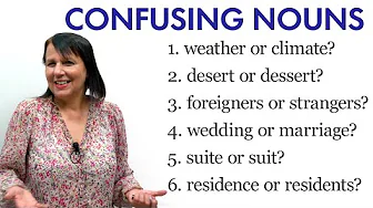 12 Confusing English Nouns