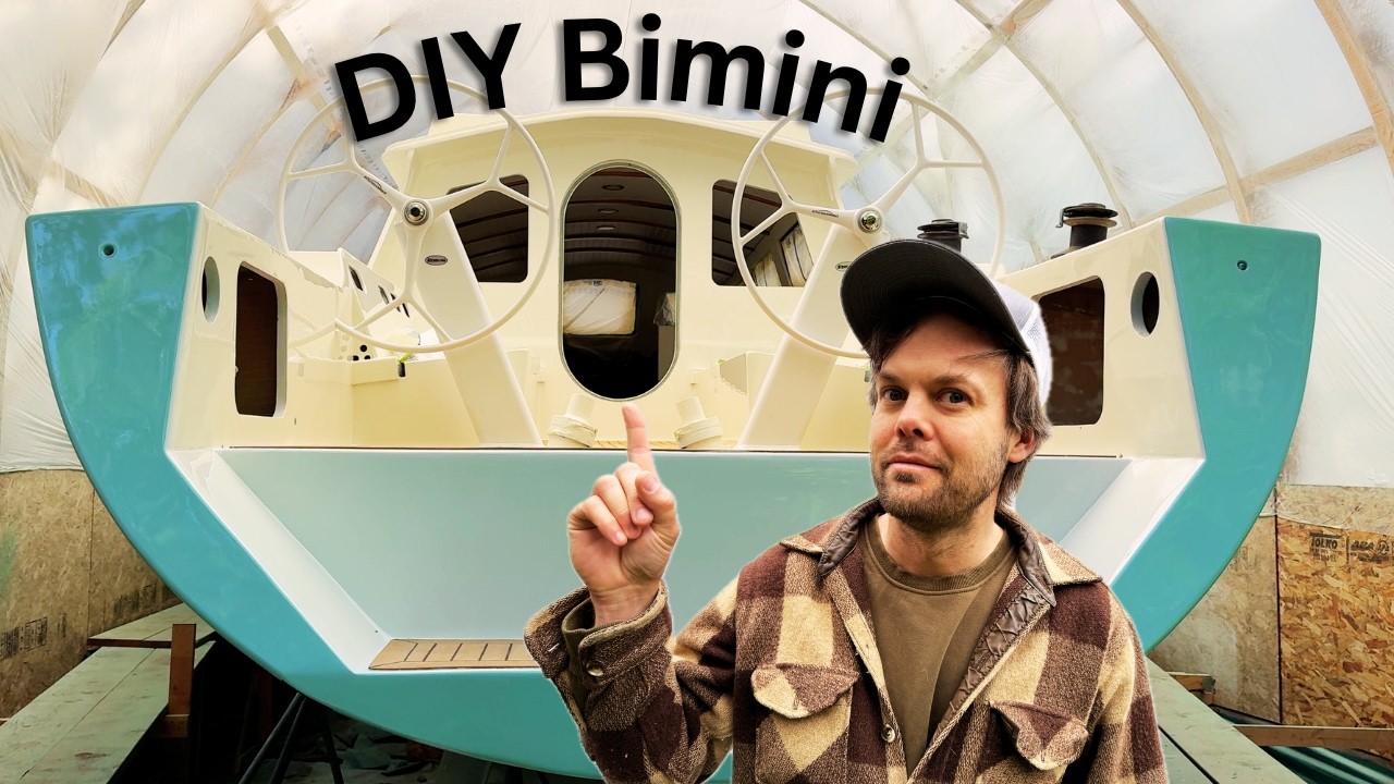 Building a Lightweight, Composite Bimini for our Boat