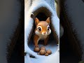 #shorts | The Squirrel Who Shared Her Nuts 🐿️ | Moral Story #shortstoryforkids  #bedtimestory