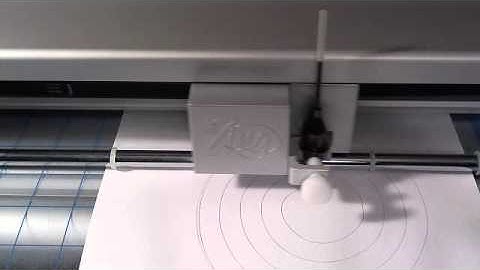 KNK Zing Computerized Cutting System Test Draw Spiral
