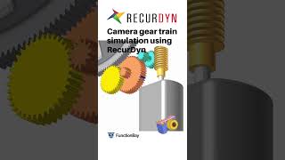 Camera gear train simulation using RecurDyn