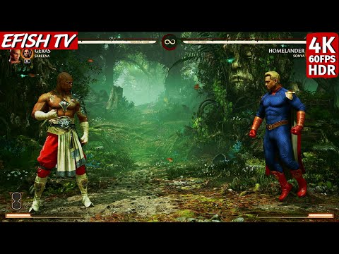Geras & Sareena vs Homelander & Sonya (Hardest AI) - Mortal Kombat 1