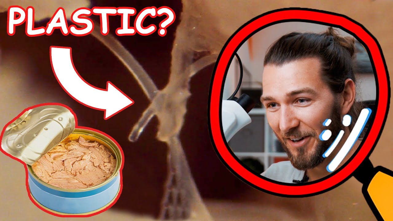 Plastic In Canned Tuna?! DEBUNKED by Microscope Expert! YouTube
