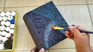 How to make an amazing BOOK BOX - cardboard Craft || Cardboard Jewellery Box Detail Tutorial