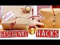 8 DIY GESCHENKE HACKS für WEIHNACHTEN! 🎁🎄 Schön dekorieren & verzieren!