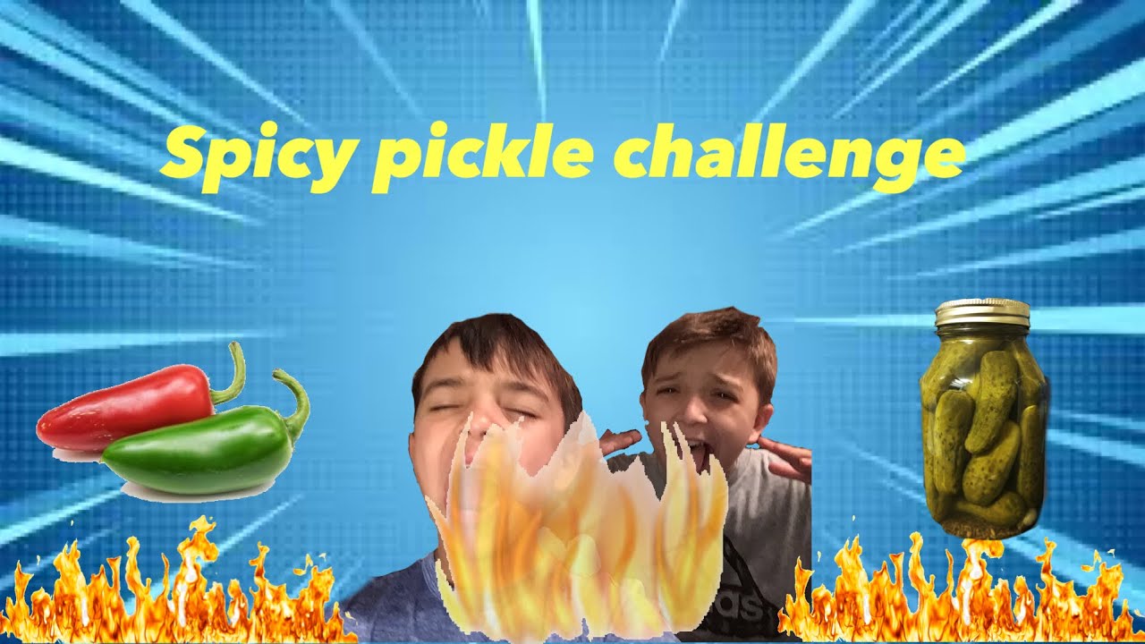 Trents baseball show The Spicy pickle challenge 🌶 YouTube