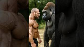 Why aren’t humans as strong as gorillas? #gorilla #apes #wildlife #animals #gorillas