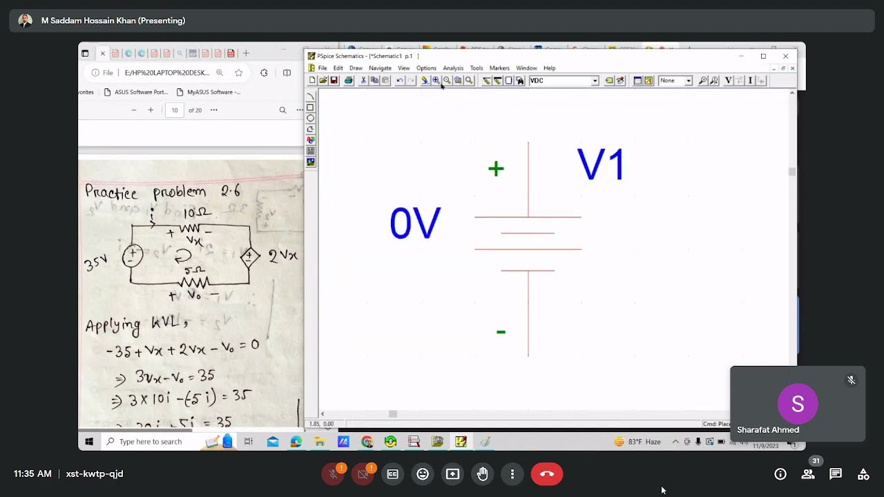 Expt No 4 | Bias Point Detail Analysis of DC Circuit With Dependent Sources Using PSpiceSchematics