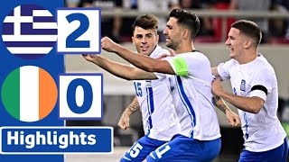 Greece Vs Ireland 1 0 Highlights Uefa Nations League