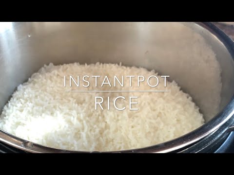 INSTANTPOT Rice - YouTube