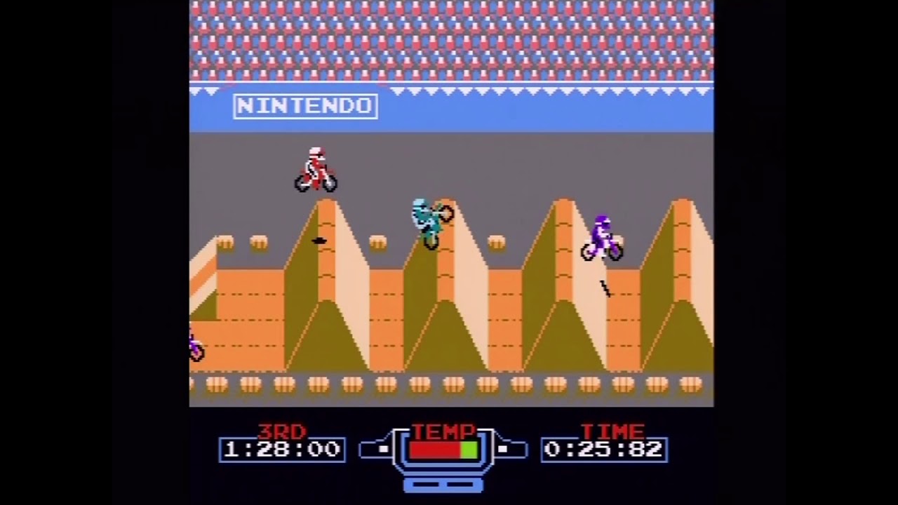 Excitebike 64 - Original Excitebike Mode (Actual N64 Capture)