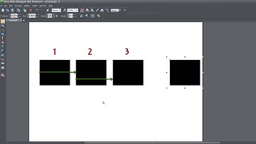 Web Designer Tutorials for Xara Web Designer 8 - Alignment Distribute Left Edges Lesson 86