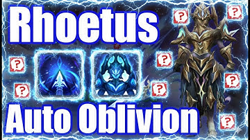 Auto Oblivion!? Rhoetus is just like Xing Zhe😏😏😏【Summoners War RTA】